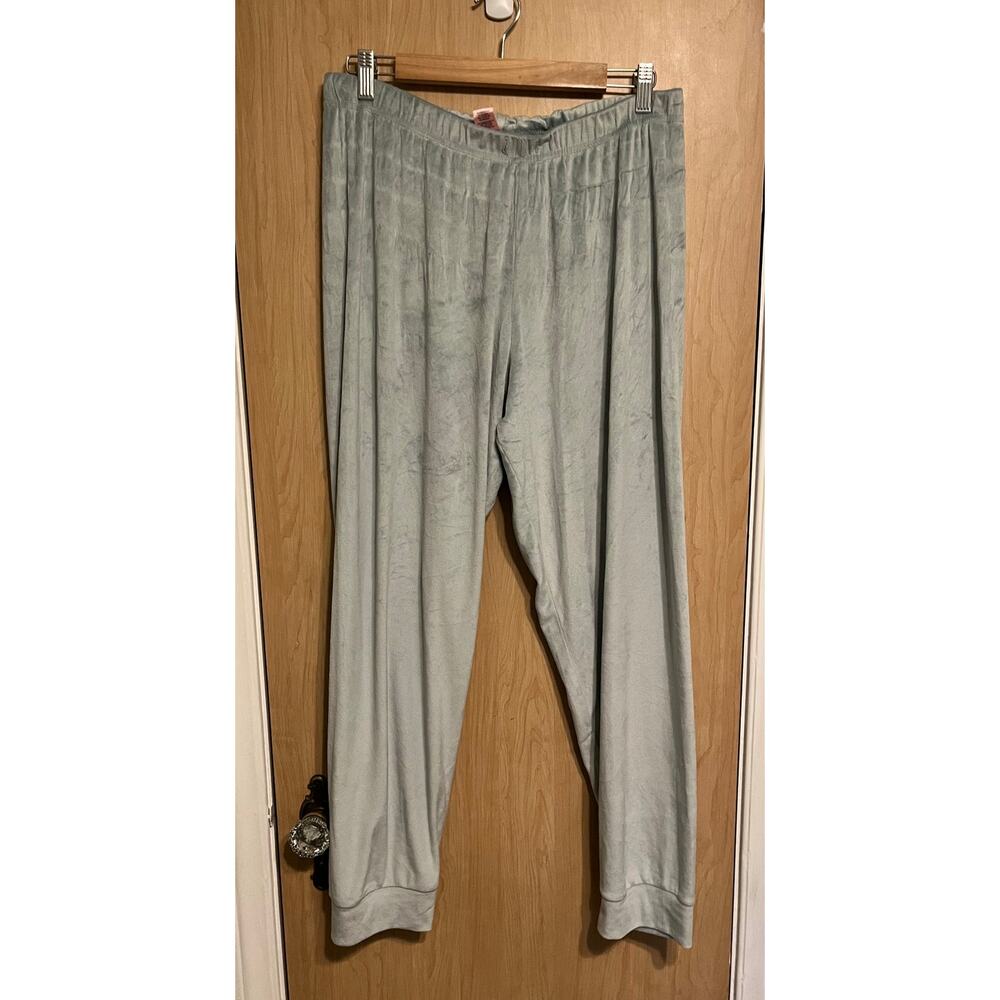 Juicy Couture Sweatpants Bedazzled Spellout XL Y2K Velvet Velour Glam